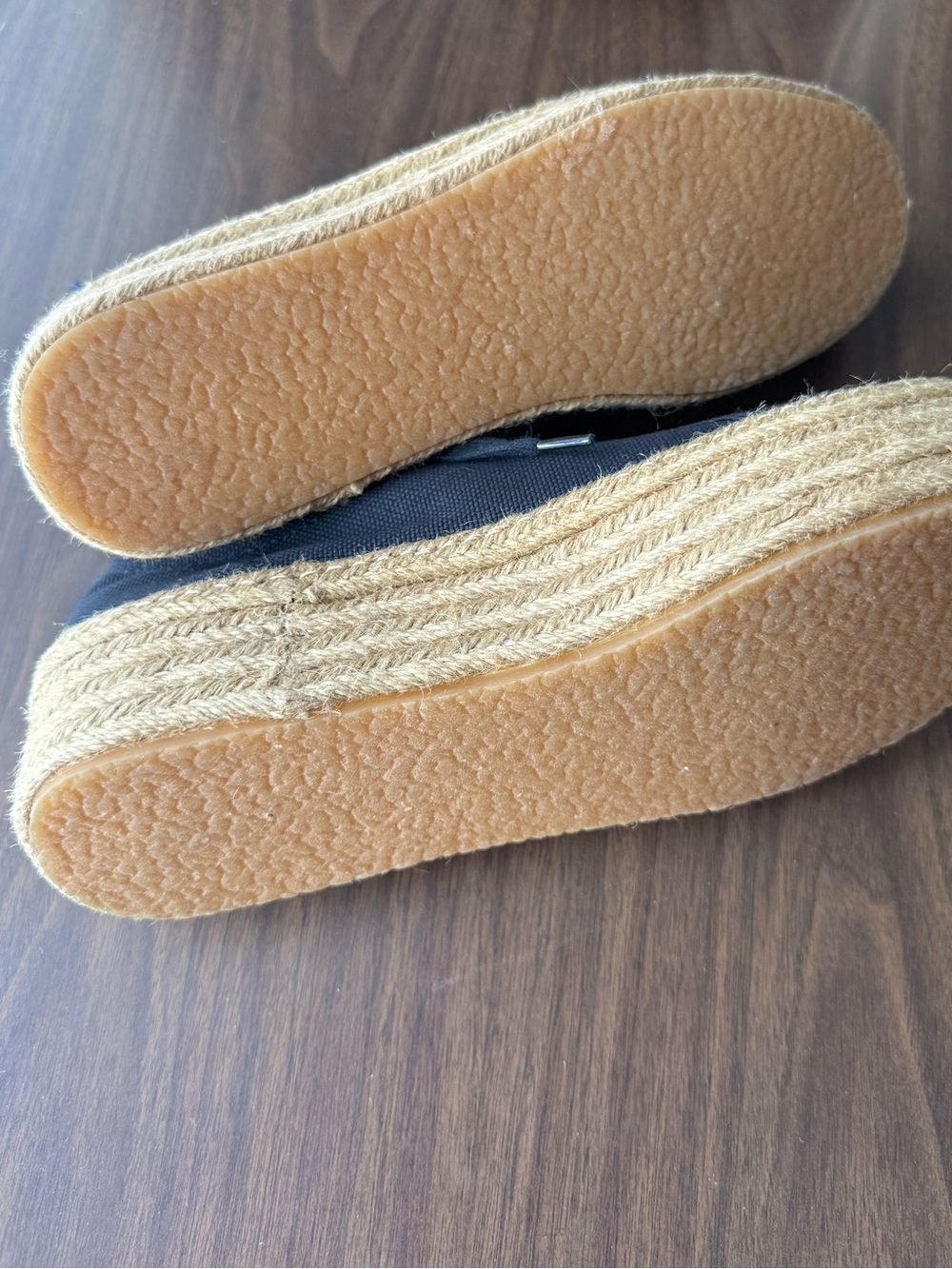 Steve Madden Hampton Navy Canvas Espadrille Platform Sneakers - Picture 6 of 7